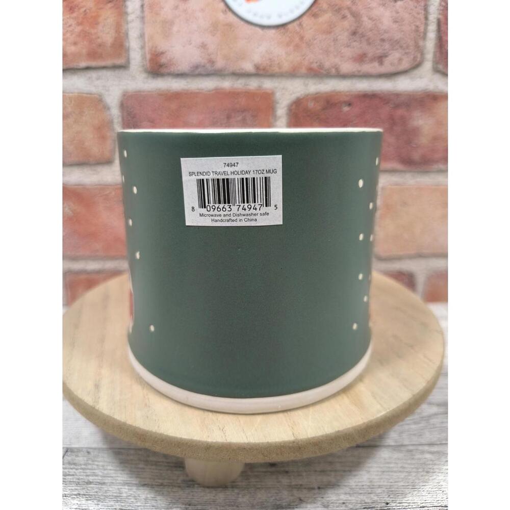 Spectrum Designz Splendid Travel Holiday 17oz Ceramic Coffee Mug VW Bus NWT - Picture 2 of 6